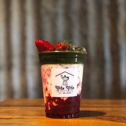 ชาเขียวสตรอว์เบอร์รี