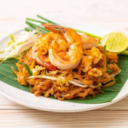 ผัดไทยกุ้งสด