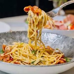 Crispy Bacon aglio olio