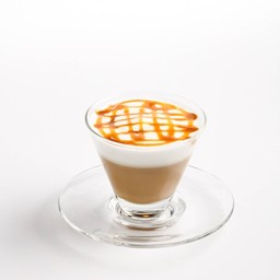 คาราเมลแมคเคียโต้ร้อนHot Caramel Macchiato