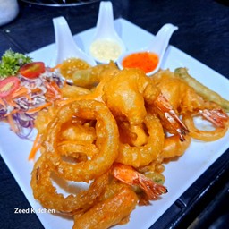 กุ้งชุปแป้งทอด