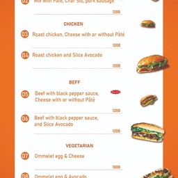 The BaMi Sandwich Pratunam