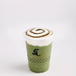 ชาเขียวผสมกาแฟปั่นGreen Tea With Coffee Frappe