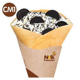 CM1 วิปครีมคาราเมล+โอริโอ้+ช็อกโกเรนโบว์