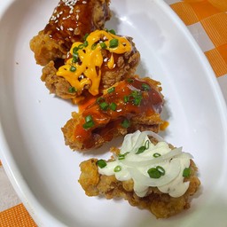 น่องไก่4รสเลือกรสเองในหมายเหตุได้