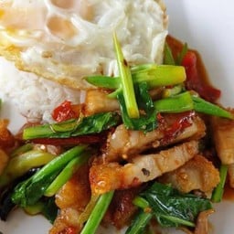 กระเพรา ผัดพริกแกงใต้ รสเด็ด