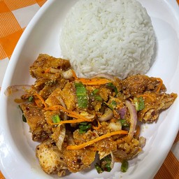 ข้าวยำไก่แซ่บ