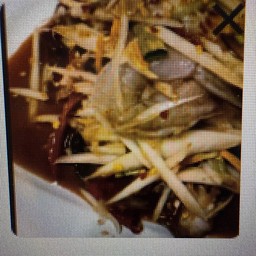ตำกุ้งสด