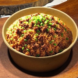 ข้าวผัดมันเนื้อสับ