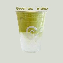 Green tea coconut soft cream.