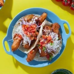 Shrimp Baja-Tacos