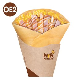 OE2 ไข่+แฮม+ไส้กรอก