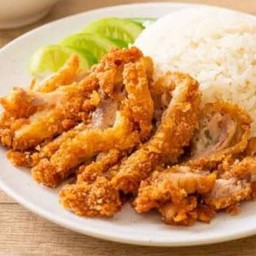 ข้าวมันไก่ทอด