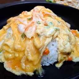 ข้าวไข่ข้นกุ้ง
