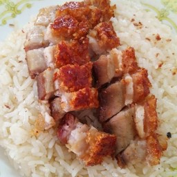 ข้าวมันหมูกรอบ