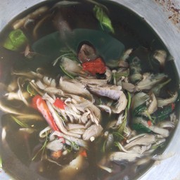 แกงต้มเปรอะเห็ดผักรวม(ใส่น้ำปลาร้า)