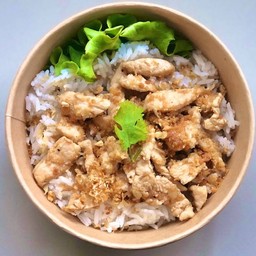 ข้าวหมูกระเทียม