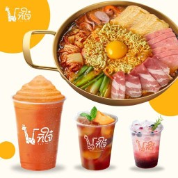 ทีใจ๋ ชาไทยสลัชชี่ / หม้อไฟเกาหลี ซอยจรัญสนิทวงศ์ 75