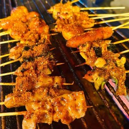 ชาบูเสียบไม้ 5 บาท ร้านรินทร์รินทร์ @ซอยร่วมพัฒนา