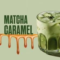 Matcha Caramel Latte (มัทฉะคาราเมลลาเต้)