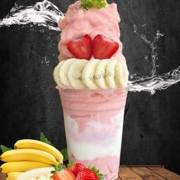 ปั่นฉ่ำ สมูทตี้ คอฟฟี่ ที-น้ำผลไม้ปั่น สมูทตี้ผลไม้แท้ 100% ร้านอาหารแมว ข้างร้านไก่จ๋า