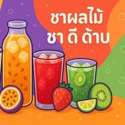 ชาผลไม้ - ชา ดี ด๊าบ