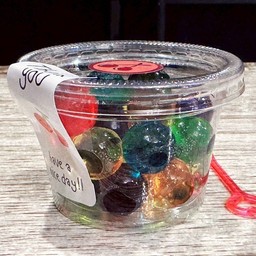 เยลลี่ผลไม้รวมเม็ดใหญ่ (24ลูก)