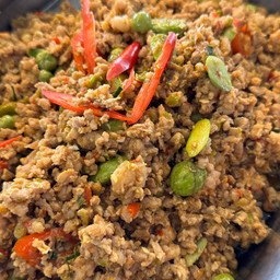 หมูสับผัด(กะปิ)