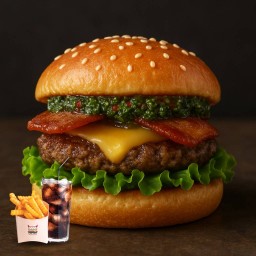 Smoky Bacon Wagyu Set (Drink + Fries) (NEW)