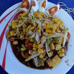 ร้านขนมจีนส้มตำยายเต็มเจ้าเก่า หลังธนาคารกรุงศรีอยุธยา