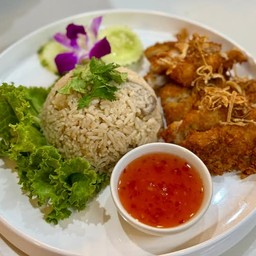 ข้าวมันแม่พุด(ไก่กรอบ)