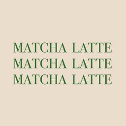 Matcha Latte (มัทฉะใส่นม)
