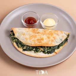 พัฟผักโขมอบชีส