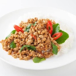 ก.พหมูสับราดข้าว