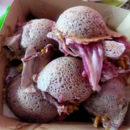 ขนมครก(ไส้มันม่วง)