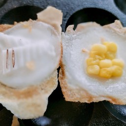 ขนมครก หน้ามะพร้าว+ข้าวโพด
