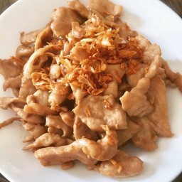 ข้าวหมูกระเทียม