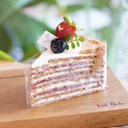 เค้กน้ำผึ้งรัสเซียรสราสเบอรี่