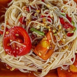 ตำขนมจีนปูปลาร้า