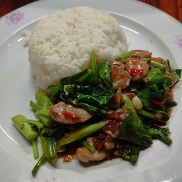 ผ้ดคะน้าหมูชิ้น