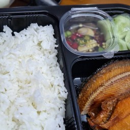 ข้าวปลาดุกทอด