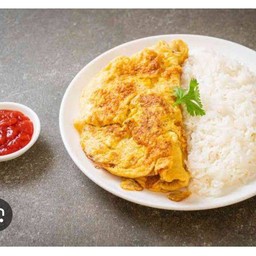 ข้าวไข่เจียวธรรมดา