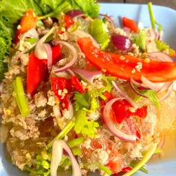 ยำวุ้นเส้นหมูสับ