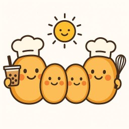 956 ชานม ขนมไข่