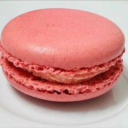 มาการองโยเกิร์ตสตรอเบอร์รี่ Strawberry Yogurt Macaron