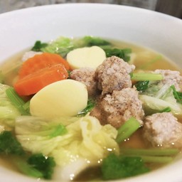 แกงจืดเต้าหู้หมูสับ