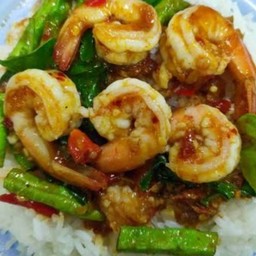 ข้าวพริกแกงกุ้ง