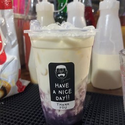 นมสดบลูเบอร์รี่