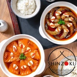 Shinzoku อาหารญี่ปุ่น ซูชิ แซลมอนดอง Jas Green village