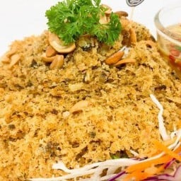 ปลาซาบะย่างซอส ถนนคนเดิน(เตาถ่าน) สุรินทร์